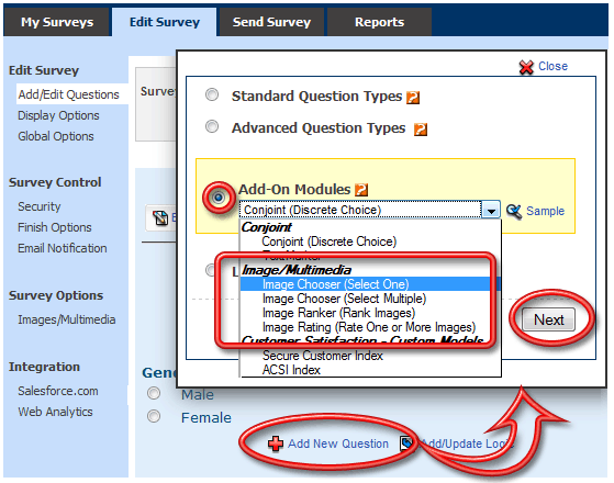 Survey Software Help Image